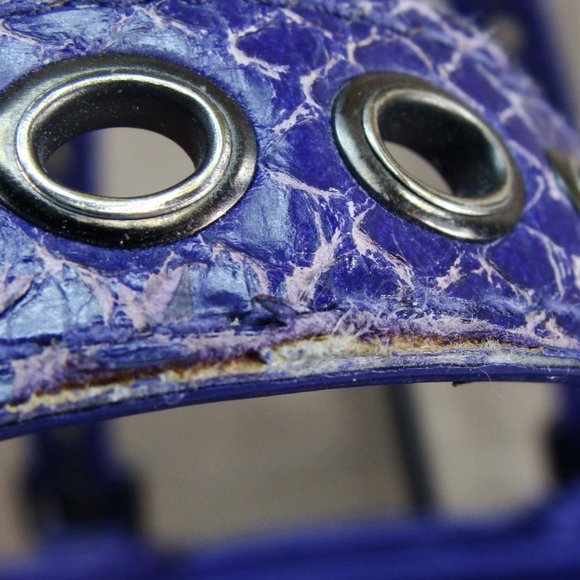 BOTTEGA VENETA 925 SILVER PLAQUE LE 144/150 PURPLE VORAZIONE FATTA TOTE BAG - Picture 10 of 16